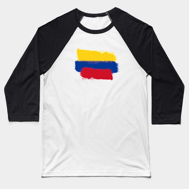 Colombia, Colombia, Arepas, futbol, Familia, Amigos, Dios, Chirozo, Comida Colimbiana, Camiseta, Bogota, Funny Shirt, Colombian saying, Dichos Colombianos Baseball T-Shirt by Osmin-Laura